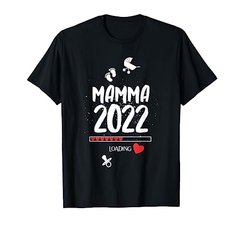Mamma In Attesa Donna Incinta Gravidanza Futura Mamma 2022 Maglietta