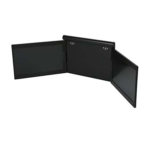 Extensor de Tela Dupla, Extensor de Monitor Duplo HDR Ecological Technology 13,3 Polegadas IPS Full View Digital Multimedia Processing Display for Office (X50 plugue da ue)