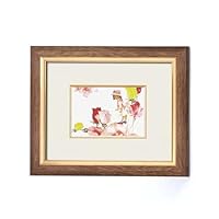 Amazon.co.jp: いわさきちひろインチ額 (花と少女) : ホーム＆キッチン