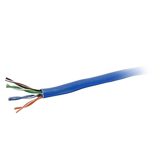 C2G 56017 Cat6 Bulk Unshielded Ethernet Network Cable With Solid Conductors,1000 Feet, Blue #TOP1