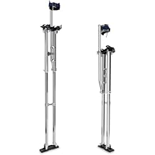 Drywall Stilts, 48-64 Drywall Stilts for Adults Adjustable Heights Aluminum Work Stilt for Sheetrock Painting, Pruning Branches or Cleaning