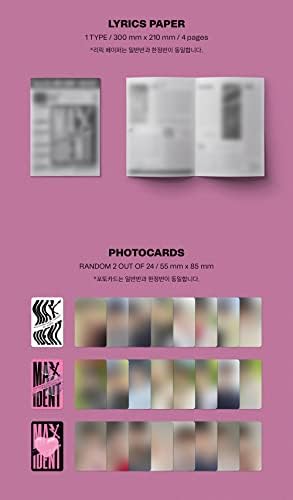 Dreamus Stray Kids - MAXIDENT [Standard Edition] Album+Pre-Order Benefit (T-Crush+Heart ver. Set) (SMK1348)
