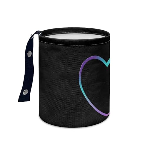 Image of Dog Paw Print Car Trash Can Collapsible Portable Car Garbage Bin Cute Multipurpose for Car Front Seat, Back Seat, Floor, Headrest Rubbish Bin Universal Fit for Car SUV Trucks