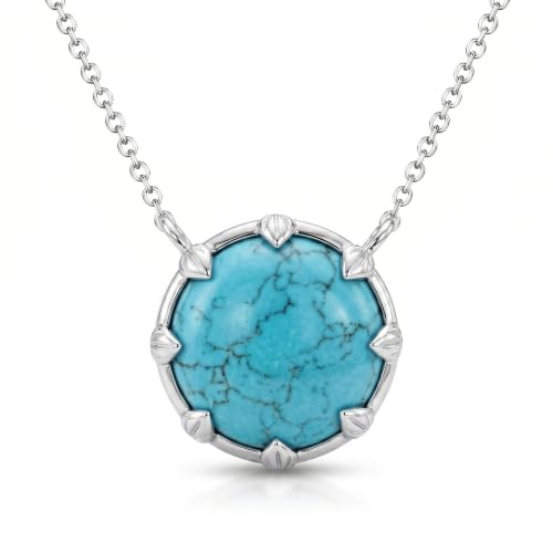 Bijoux turquoise pour femme : collier feuille argenté ajustable 45+5 cm