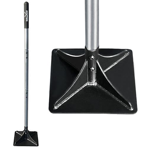 Compactador manual Moosefield acero 9x9 con mango 48 pulg miniatura 1