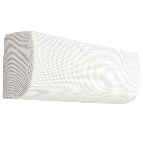 エアコンカバー 室内機 壁掛け型 エアコンカバー 室内機用 北欧風デザイン 洗濯可能 防塵防湿 伸縮式 無地 ホワイト 88〜95cm対応