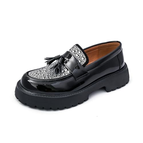 Men's Platform Loafers, Stylish Casual Dress Shoes - Ideal for Office Days, Weekend Gatherings & Urban Strolls