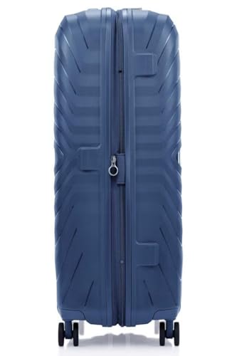 Image of Samsonite Octolite Neo Suitcase, Double Spinner Wheels, Polypropylene|TSA Combination Lock|Expandable|Anti-Theft Secuirty Zipper|Inner Mesh Pocket - 3 Years International Warranty, Blue, 81 cm