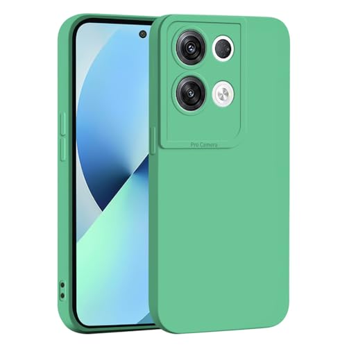 SEAHAI Case for OPPO Reno 8 Pro 5G (Reno8 Pro 5G), Ultra Thin Premium Soft Silicone Phone Cover with Thickened Camera Protection Design, Shockproof TPU Bumper Fashion Case Cover - Green