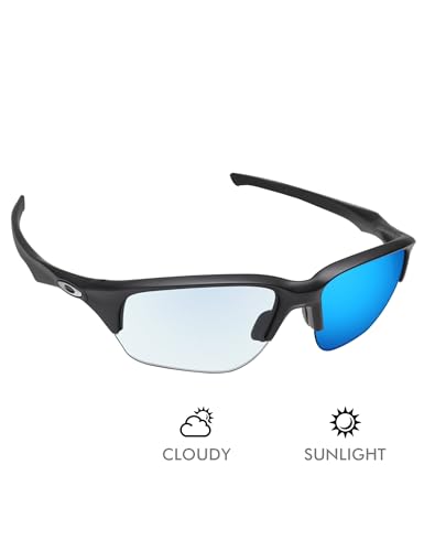 Image of Alphax Polarized Replacement Lenses for Oakley Flak Beta OO9363 64mm Sunglasses | Glare Reduction | Exclusive Shape