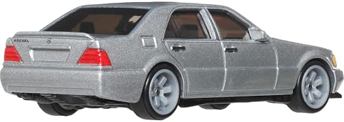 Image of Hot Wheels Cars, Premium Fast & Furious 1:64 Scale Mercedes Benz 500 Sel Die-Cast Car for Collectors Inspired by Fast & Furious Movie Franchise, JHW67