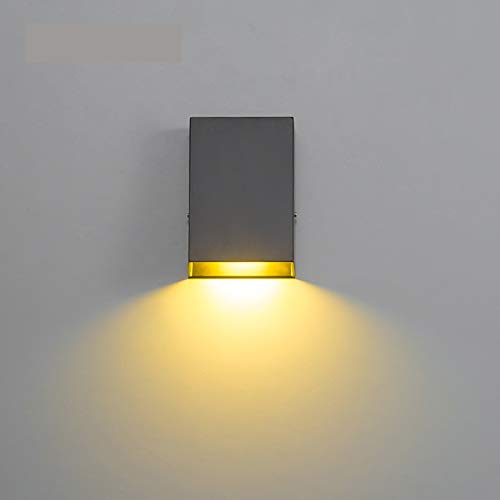 Lampe murale extérieure cube LED 3W étanche IP65 noir blanc chaud RAGGZZ pour porche