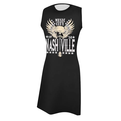 Minivestido de guitarra para mujer ideal para festivales de rock country