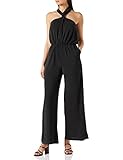 LONG DUNGAREE Women\'secret Straps Long Dungaree Mono para Mujer, Negro, S