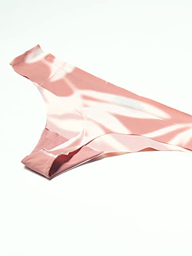 Image of Under Armour Thong Printed Underwear 3-pack, Stardust Pink (649) /Beta Tint, Large