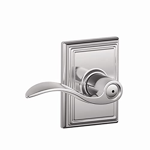 Image of Schlage F40 Acc 625 ADD Privacy Lock, Addison, Bright Chrome