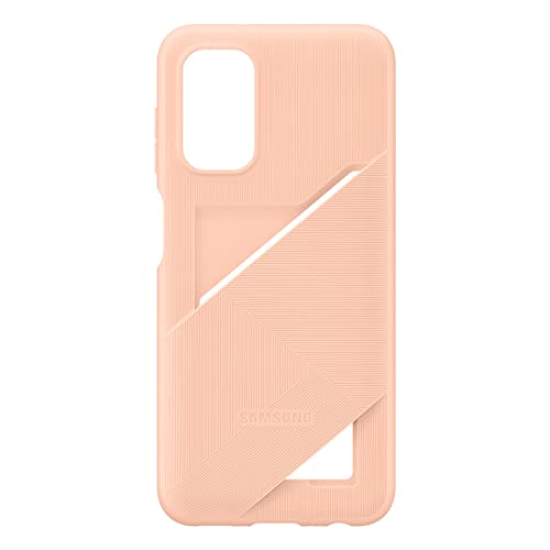 Samsung Card Slot Cover Étui avec Poche pour Carte pour Galaxy A23 5G, Pêche