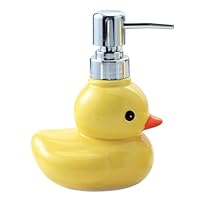 Itkcozcg Household Products, Ceramic Duck Foaming Soap Dispensers Sanitizers Pumps Bottles for Toiletries,Leakproof Dispensers for Kids Adults