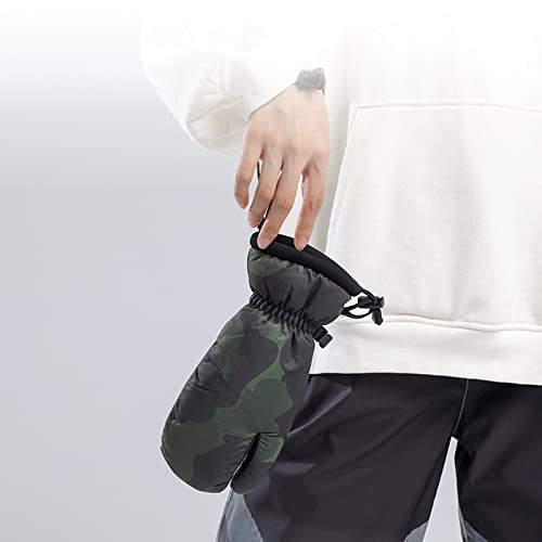 Gants de ski chauds camouflage pour les sorties en haute montagne