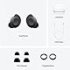 Samsung Galaxy Buds FE Kabellose Bluetooth-Kopfhörer inkl. araree Bean Case, Active Noise Cancelling (ANC), 3 Mikrofone, Touch Control, Tiefer Bass, Mit Ladekabel, Graphite [Exklusiv bei Amazon]