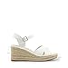 DREAM PAIRS Espadrille Dressy Wedge Sandals, Women's Platform Sandals Casual Summer, Comfortable High Heeled Wedges with Adjustable Buckle,Size 6.5,White-Pu,SDPW2408W