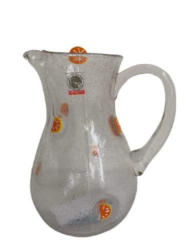 Andrea Fontebasso Caraffa in Vetro Trasparente Puntinato e Miscelatore