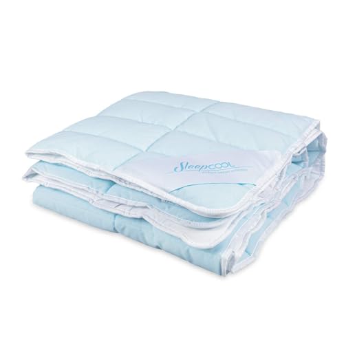 SleepCOOL. Atmungsaktive, klimaregulierende Matratzenauflage 90x200cm - COOL.Cloud - Weniger Schwitzen, weniger Frieren, Besser Schlafen