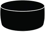 King Collection King Home Sitzsack Ottoman, Schwarz