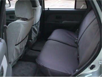 Durafit Seat Covers, made to fit 1999-2002 4Runner Exact Fit Seat Covers For Front and Back Seat with armrest. Graphite twill