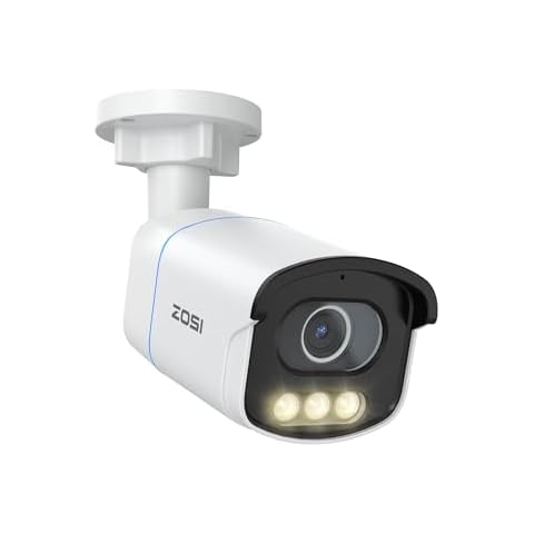 ZOSI 5MP PoE CCTV Camera with Night Vision Cover