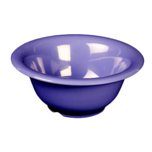 CR5510BU Soup Bowl, 10 oz., 5-1/2" Dia., Break-Resistant, Dishwasher Safe, Melamine, Purple, BPA Free, NSF, Pack of 12