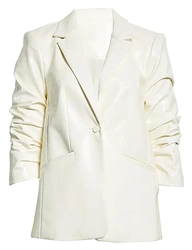 Blazer femme de couleur unie Kromoc veste de costume