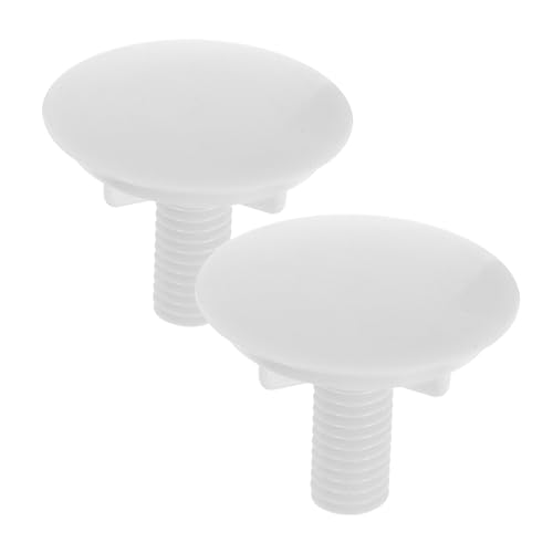 PENIKOKO 2 Piezas Tapones para Fregadero de Cocina y Baño Cubiertas Decorativas Abs Blancas Sellado para Dispensador de Jabón y Lavabo Material Duradero Instalación Rápida y Fácil