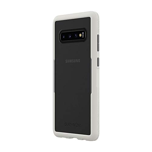 Griffin Survivor Endurance for Samsung Galaxy S10+, Light Grey/Clear