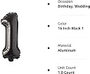 Party Port Black Number 11 Foil Balloon for Birthday, Milestone & Anniversary Celebrations (16 Inches, Pack of 1) gallery image