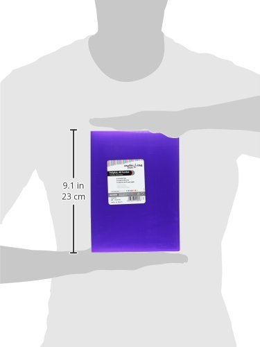 grafoplas 1441735 - 40 Pockets Folder Foolscap, Tapas, PP Purple, Violeta, Folio - Image 4