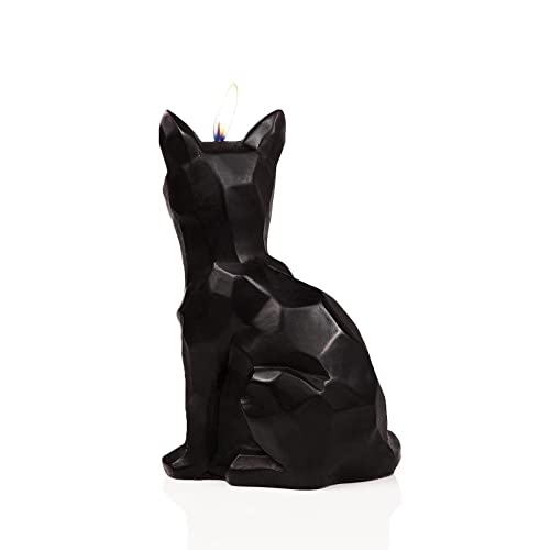 Geometric Fox Candle - Spooky Unique Gift For Animal Lovers - Goth, Gothic Skeleton Candle 7" H - Burns For 5.5 Hours - Animal Candles, Animal Party Gifts, Birthday Gifts #TOP4