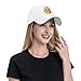 Kawaii Potato Stylish Baseball Cap Cowboy Hat Fashionable for Man Woman Adjustable White
