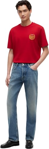 Tommy Hilfiger Herren Regular Straight Dover Tye Blue MW0MW42806 Straight, Denim, 28W / 29L, Denim (Tye Blue), 28W x 29L – Ansicht 5