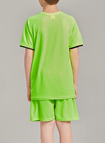 Image of DANI CHINS Boys Loose Athletic Short-Sleeve Shirt and Active Mesh Shorts Set