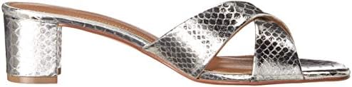 Chinese Laundry Women's Slip-on, Sandal Slide Heeled, Silver, 8.5 | Image 5