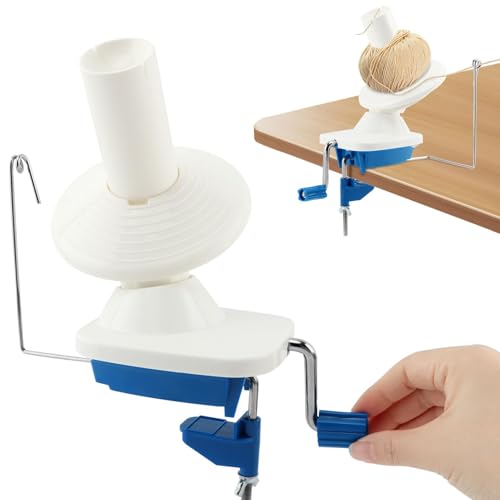 Yarn Ball Winder, Hand Operated Yarn Winder for...