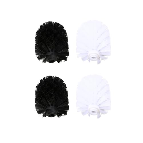 Vastsea 4 Pezzi Ricambio Testa Spazzole da Toilette, Testine di Ricambio per Scopino WC, Accessori da Bagno, Spazzole da Toilette Testa di Ricambio Spazzole da Toilette Sostituibili Individualmente
