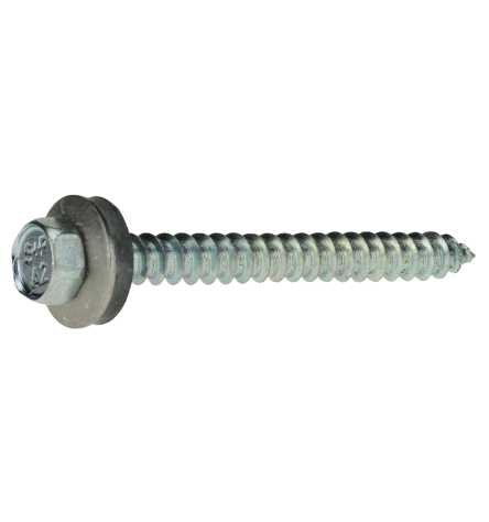 Reidl Fassadenschrauben mit Spitze Dichtscheibe 16mm 6,5 x 90 mm A2 blank 100 Stück