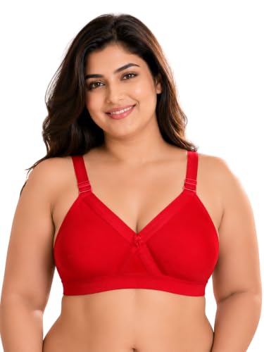 Image of SONA Women's Super Fit Cotton Full Coverage Non-Padded Non-Wired Everyday Bra - Full Support -(Pack of 1)