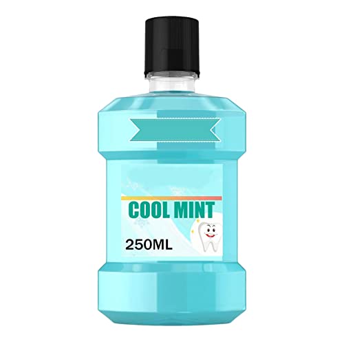 Colutório para adultos,250 ml de goma de menta legal colutório - Enxaguante bucal para boca seca, pu