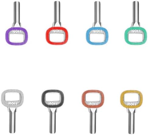 Serrures À Clé Souples En Caoutchouc, Mélange De Couleurs, Couvre-clés, Porte-cl