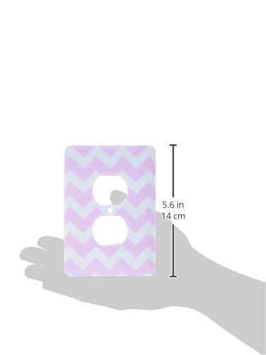 Funda para interruptor de luz rosa en zigzag soluciona paredes aburridas 3