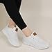 Alicegana Womens Sneakers Tennis Shoes Lightweight Non Slip Casual Walking White