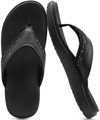 KuaiLu Mens Orthotische Slides Zachte Kussen Sport Sandalen Met - Main Image